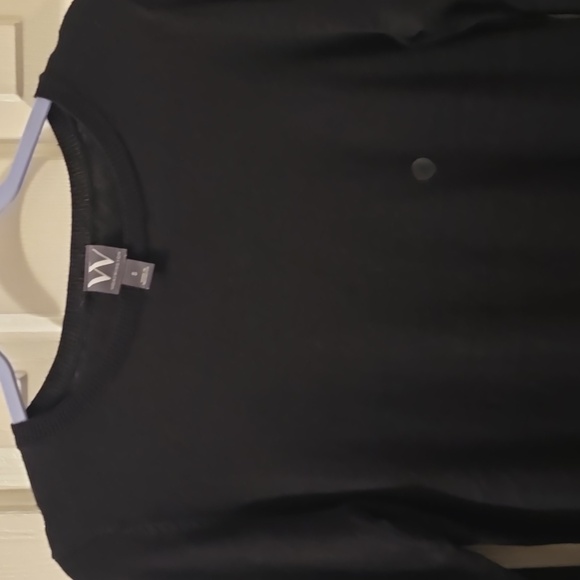 WORTHINGTON BRAND WOMEN'S BLACK PULLOVER CREWNECK SWEATER SIZE SMALL - Picture 1 of 15
